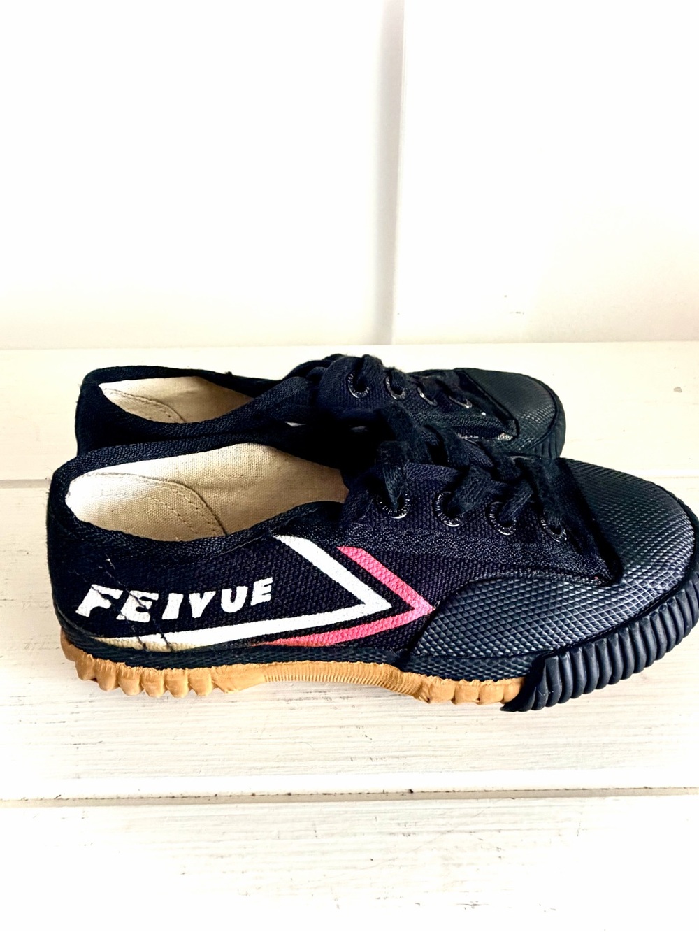 Feiyue Fe Lo Classic Kids Martial Arts Canvas Shoes Black Size 29 US 13.5